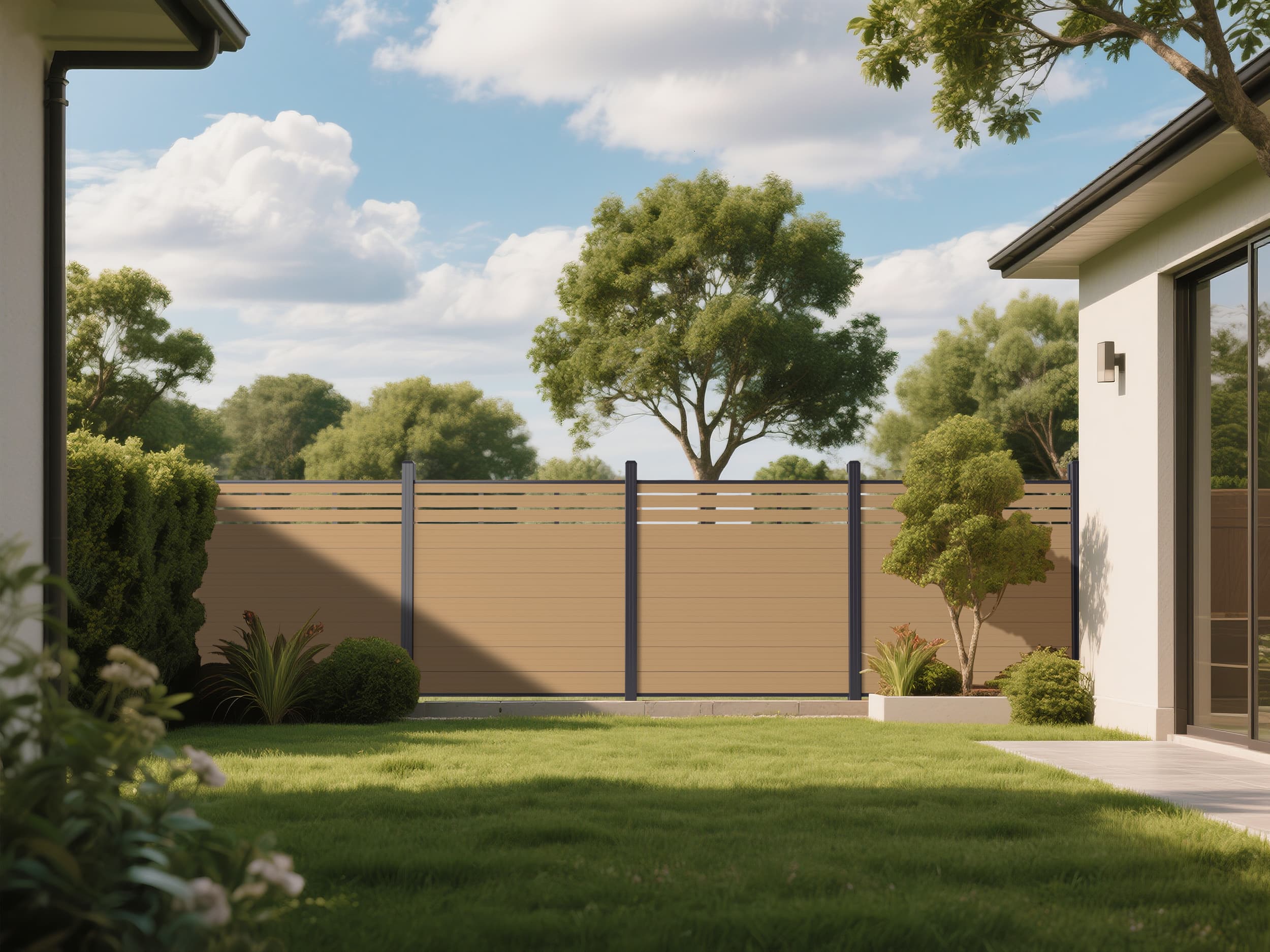 Sistema Completo WPC Exterior para Villa Moderna - 2