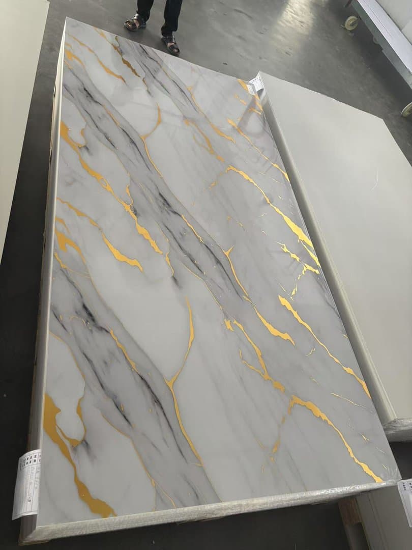 Tablero de mármol de PVC con protección UV